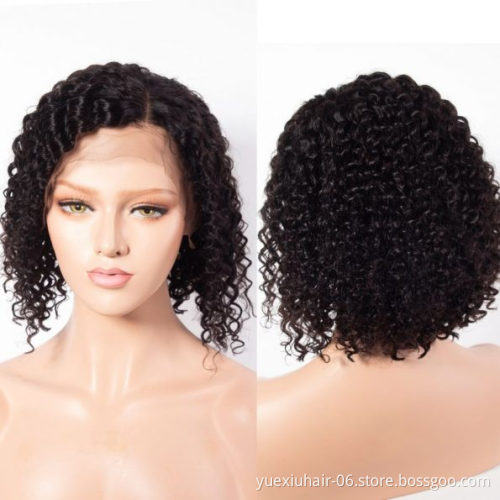 13x4 Lace Frontal Straight Bob Wig Wholesale Price Natural Hairline Brazilian Virgin Human Hair Short Cut Straight Bob Style